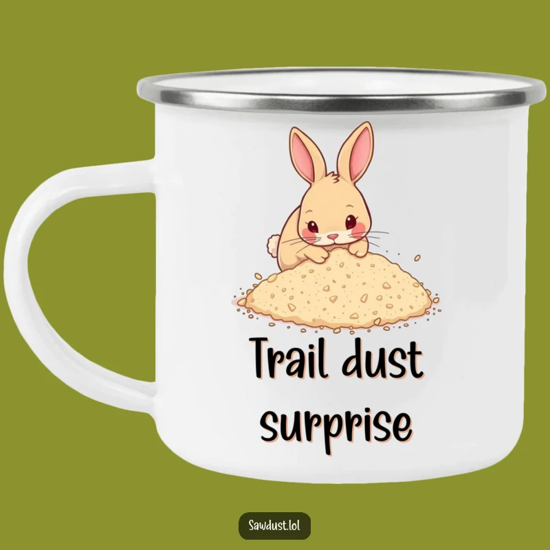 Funny Rabbit Camping Mug: Adventure Fuelled by Hilarious Digging, Ideal Gift!